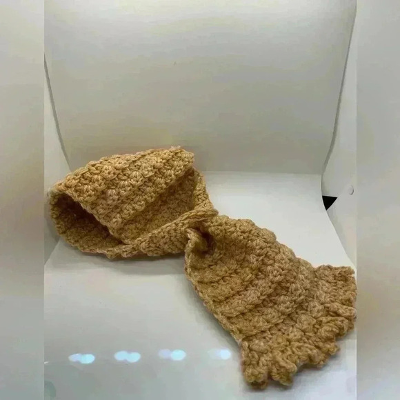 Tan Handmade Scarf - Picture 1 of 4
